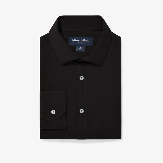 Leeward LS Dress Shirt - Black