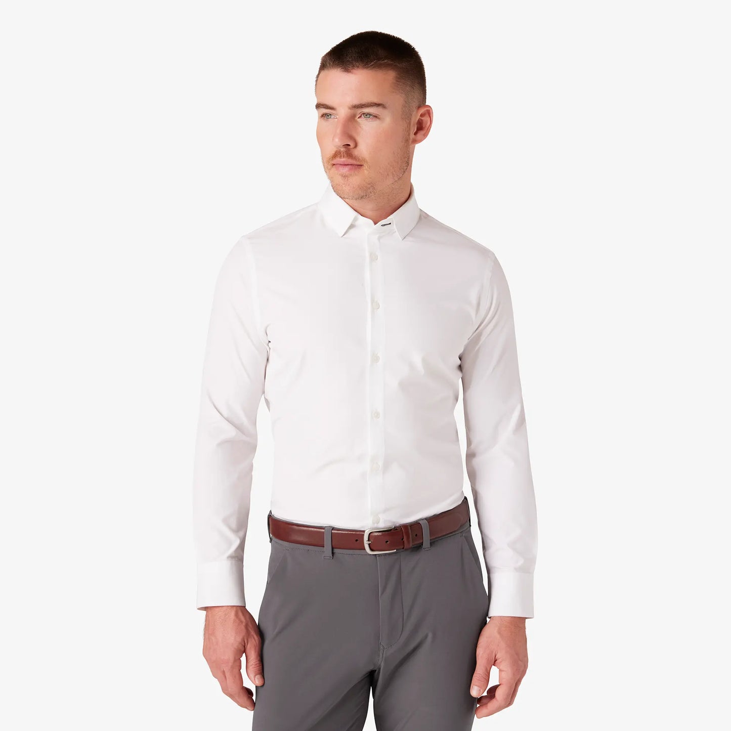 Leeward LS Dress Shirt - White