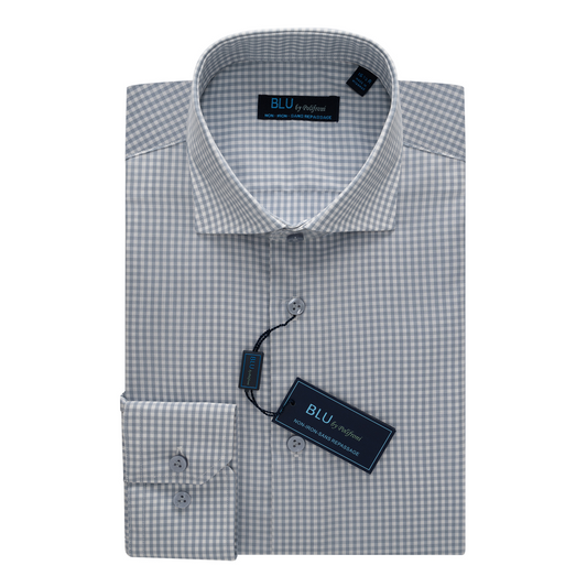 Miami Dress Shirt - Silver Check