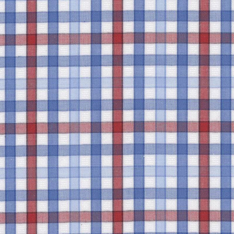 Micro Dobby Gingham - Tomato