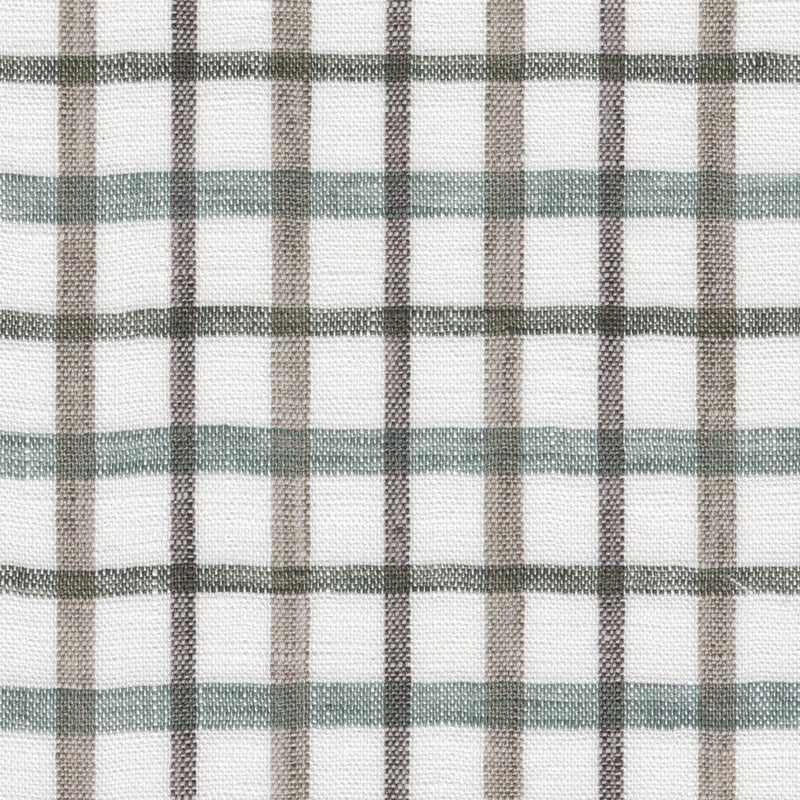 Linen Tattersall - Sage