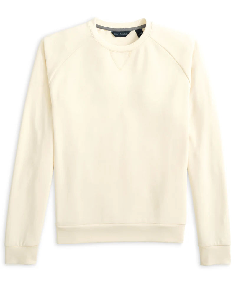 Performance Crew Neck Sweatshirt - Off White