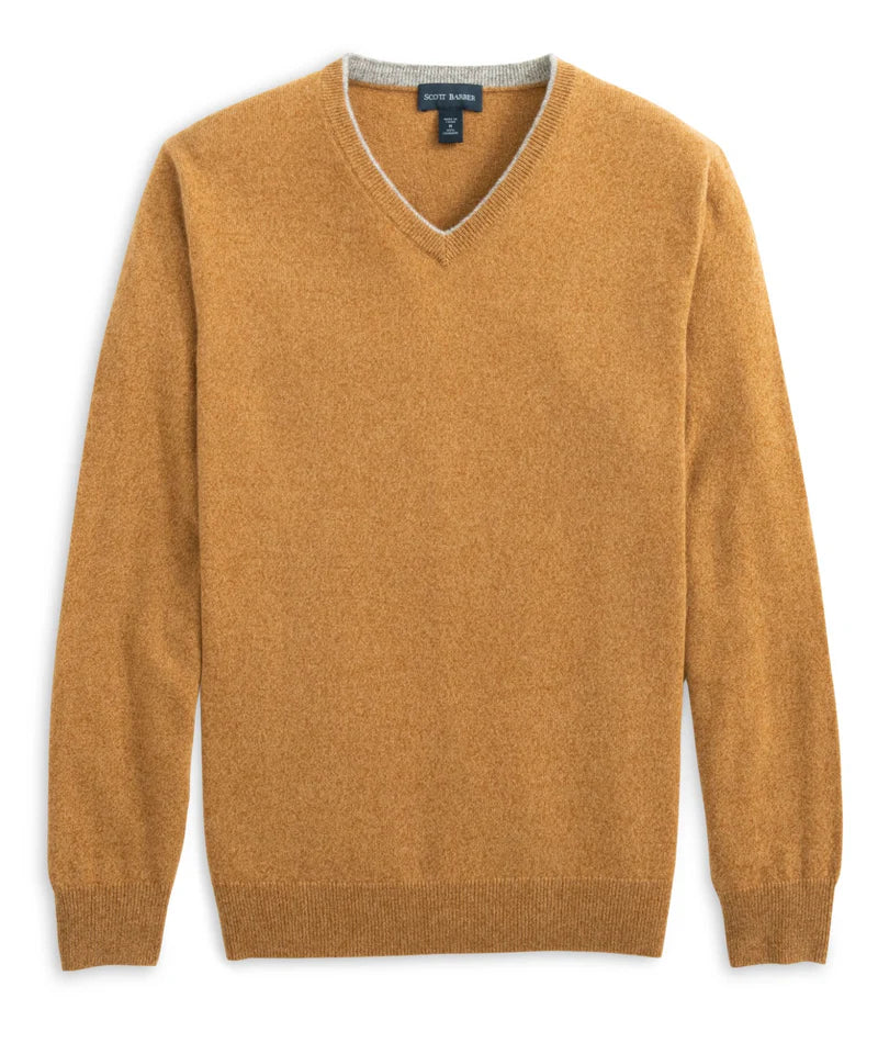 100% Cashmere Mouliné Vee - Toast