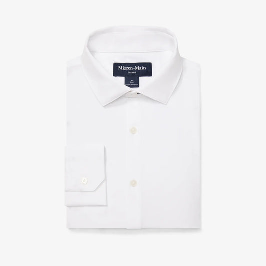 Leeward LS Dress Shirt - White