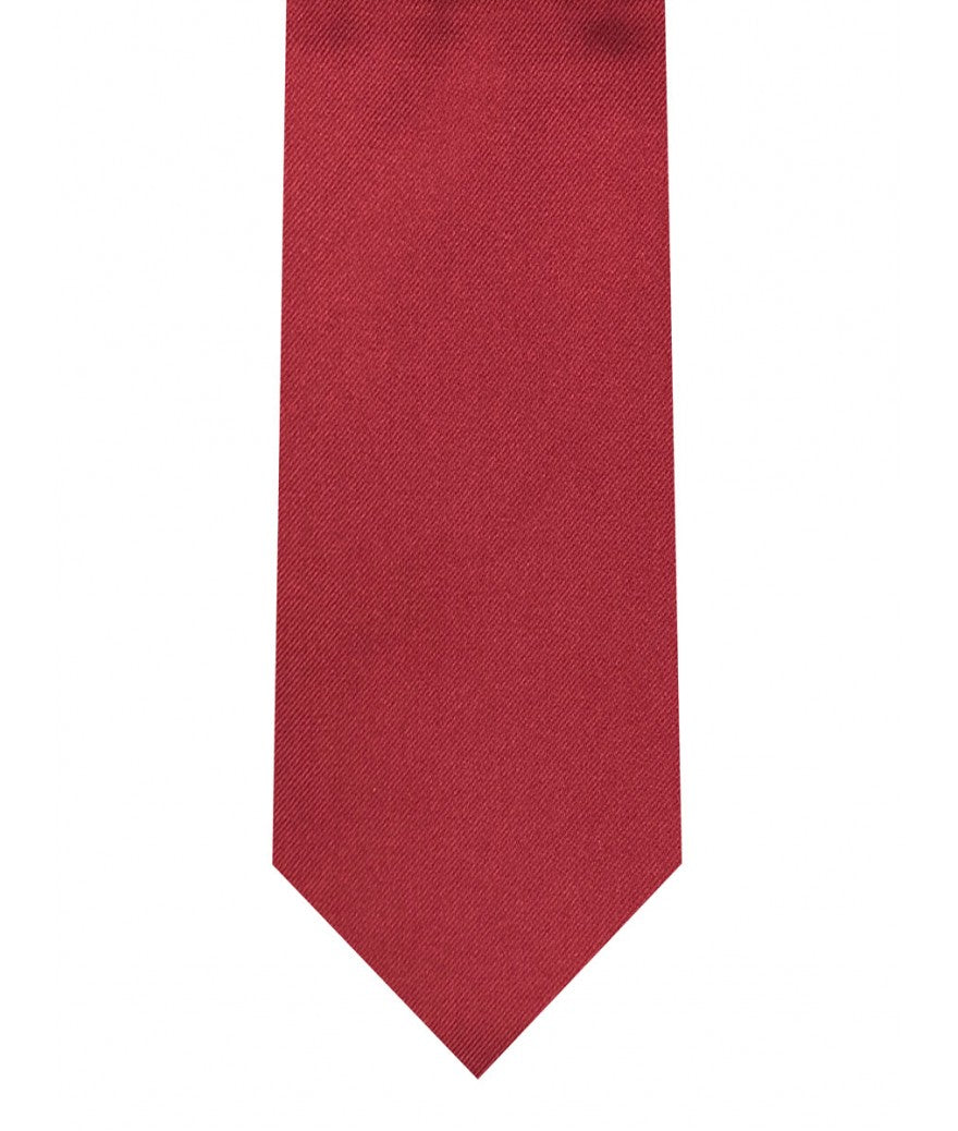 Tie & Pocket Square - Apple Red