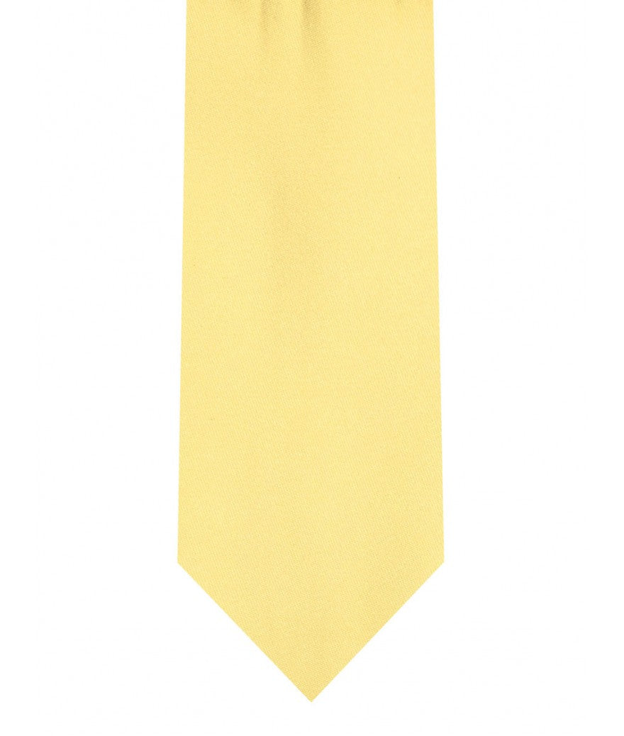 Tie & Pocket Square - Banana Yellow