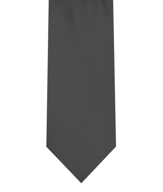 Tie & Pocket Square - Charcoal