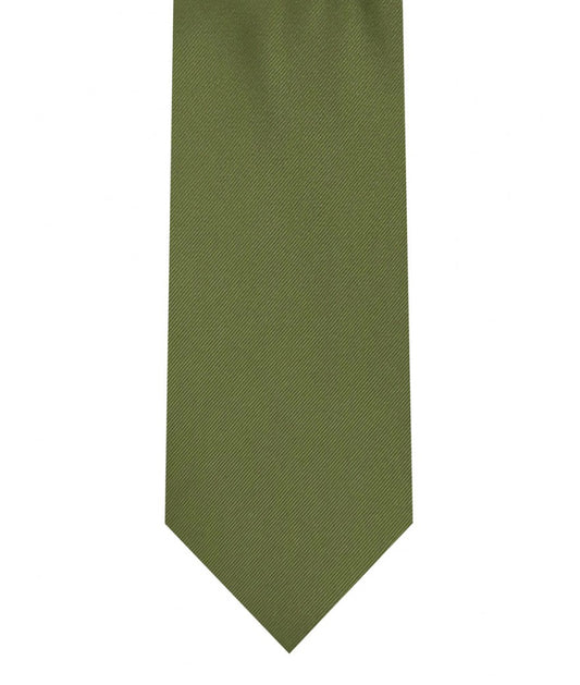 Tie & Pocket Square - Dark Olive