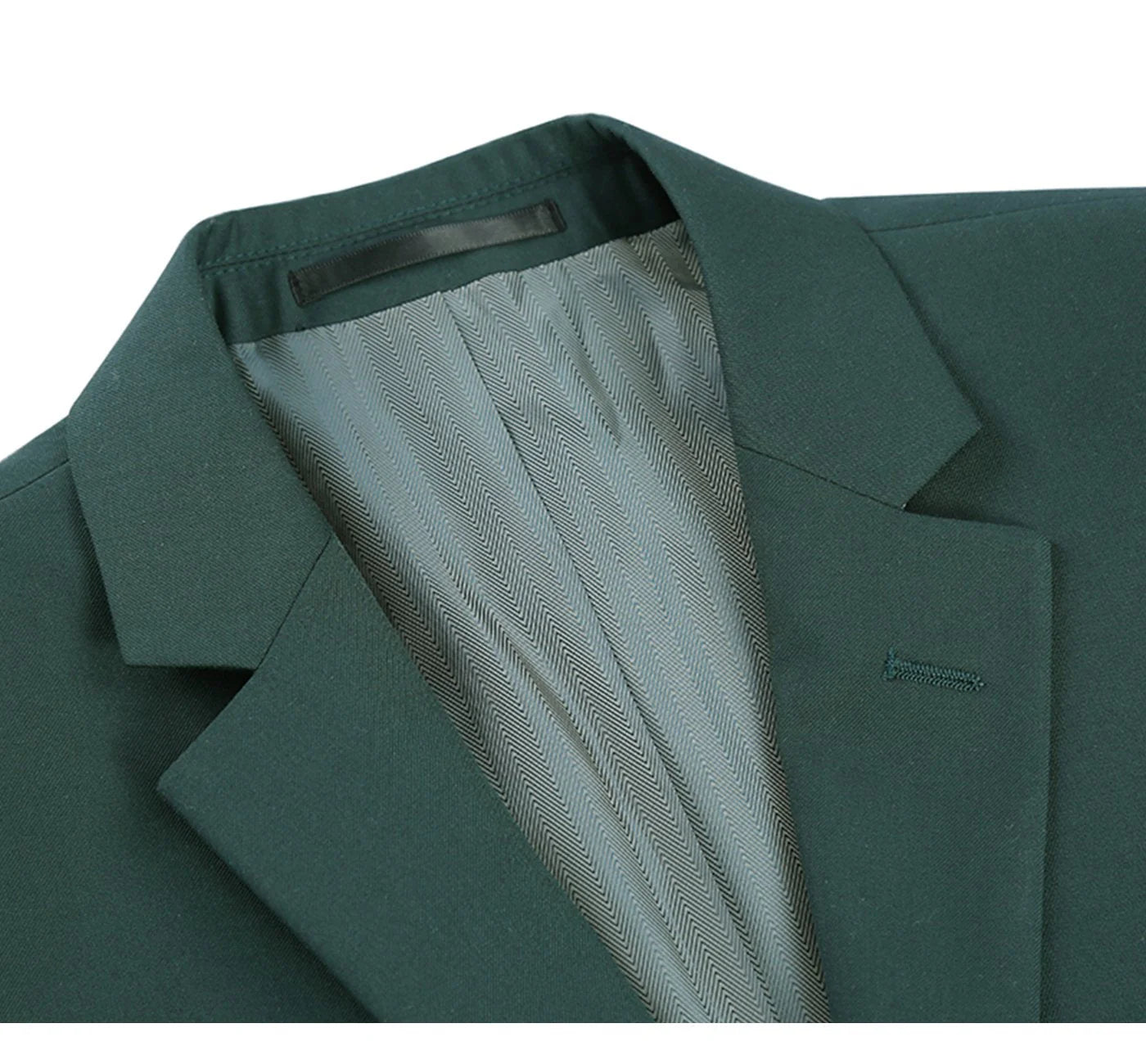 2-Piece Notch Lapel Suit - Green