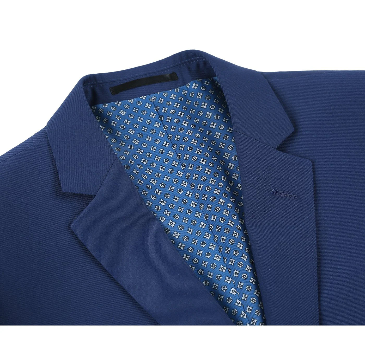 2-Piece Notch Lapel Suit - Royal Blue