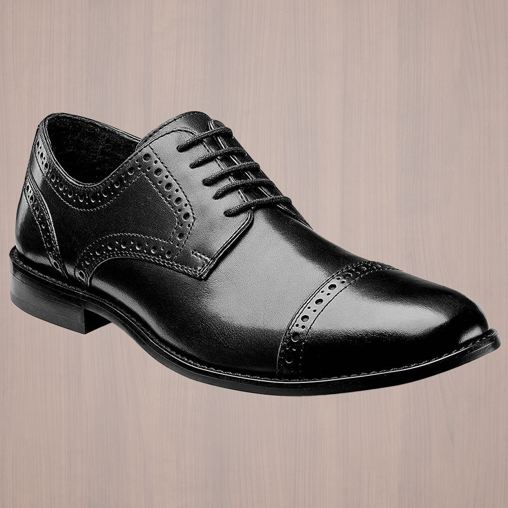 Norcross Cap Toe Oxford - Black