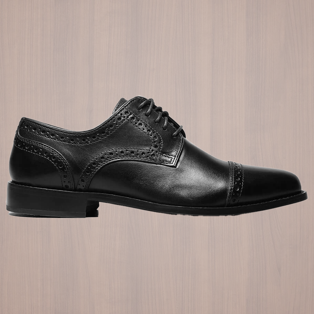 Norcross Cap Toe Oxford - Black