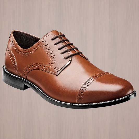 Norcross Cap Toe Oxford - Cognac