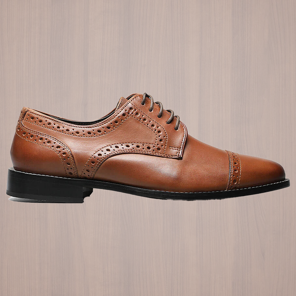 Norcross Cap Toe Oxford - Cognac