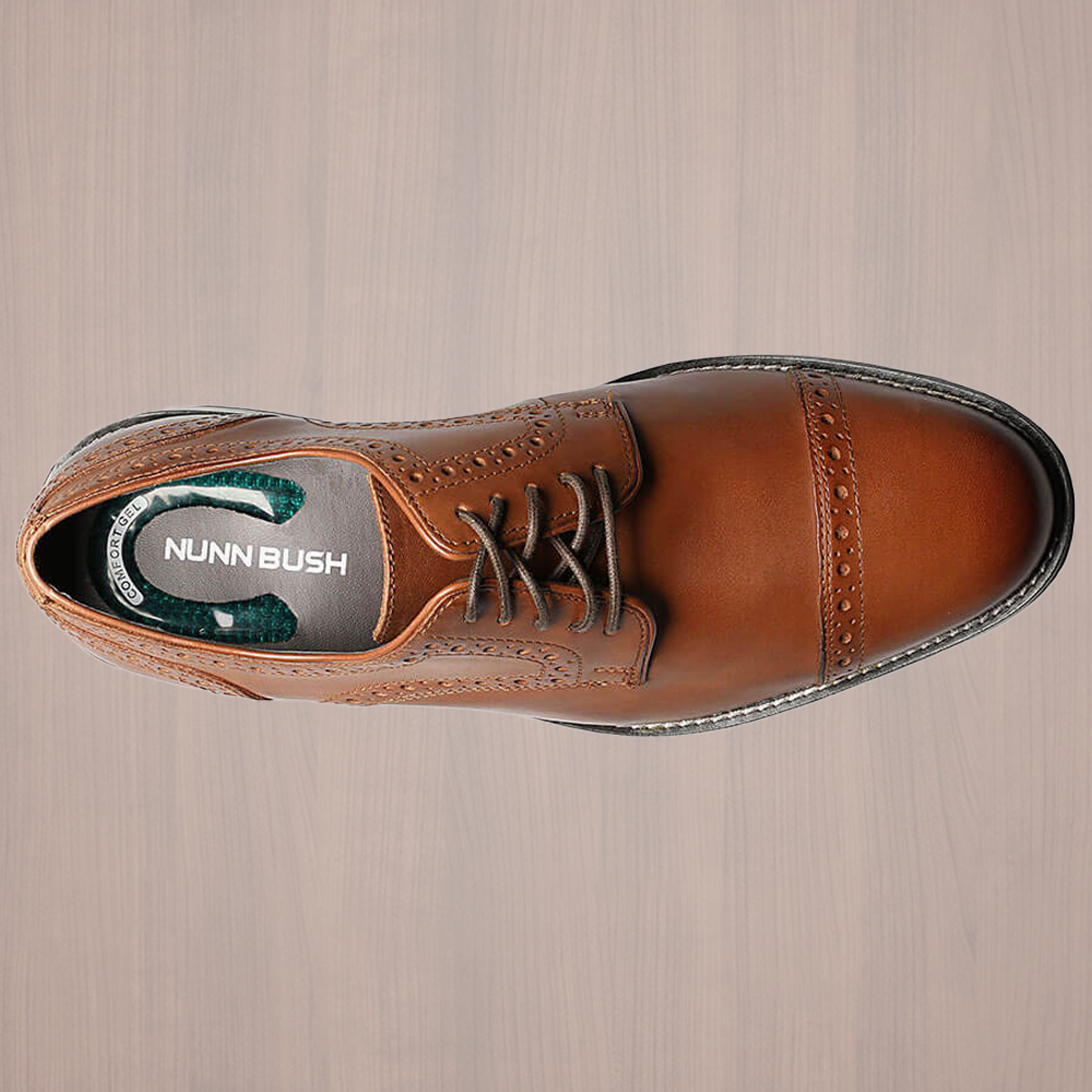 Norcross Cap Toe Oxford - Cognac