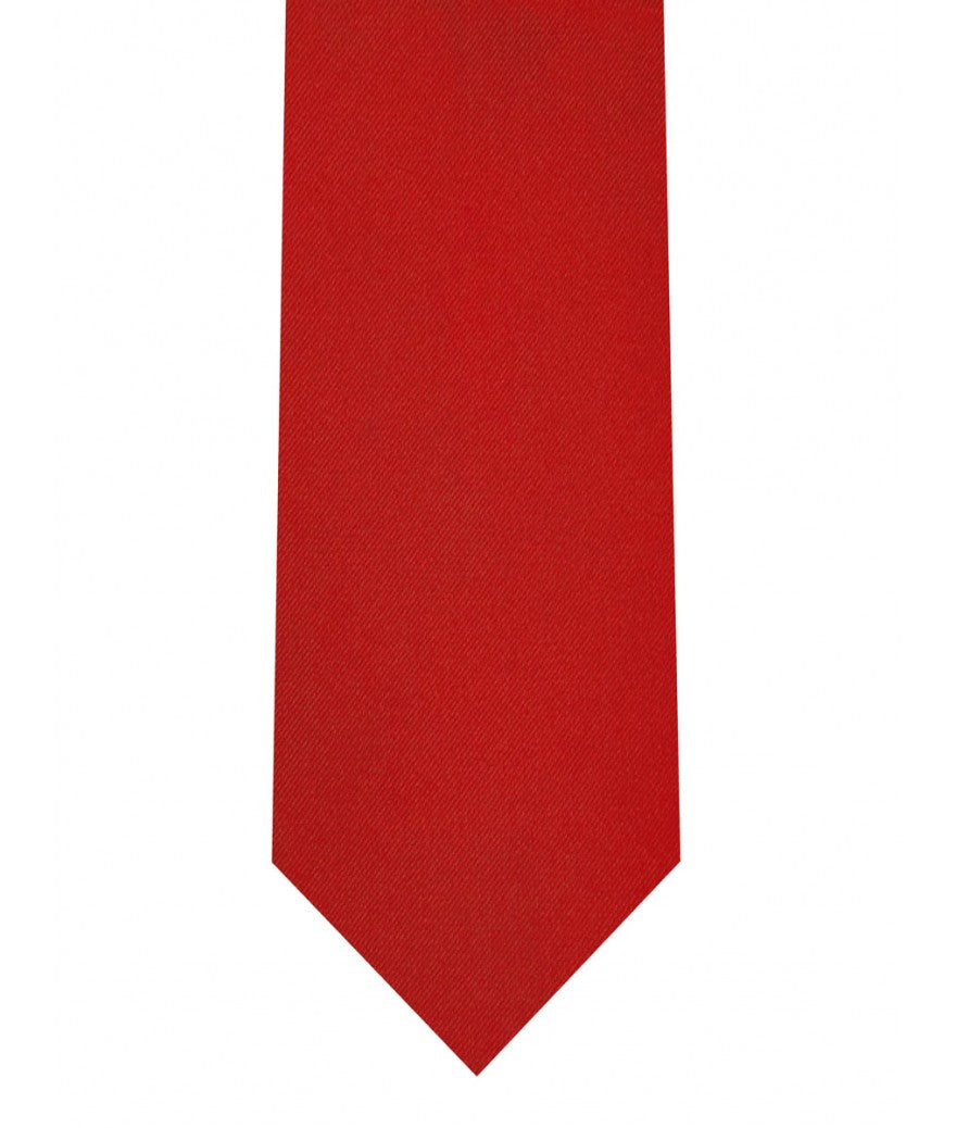 Tie & Pocket Square - True Red