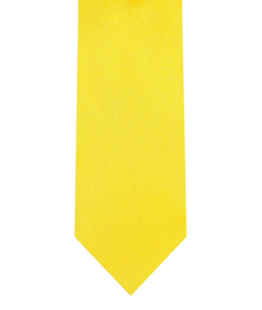 Tie & Pocket Square - Yellow